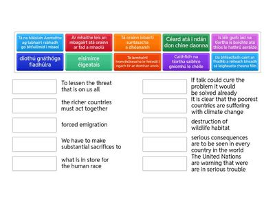 ATAL foclóir agus frásaí Géarchéimeanna
