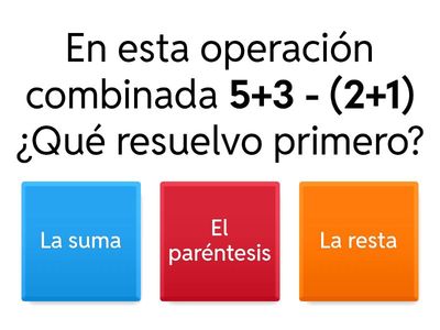 Operaciones combinadas