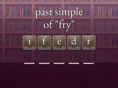 Regular/ Irregular verbs