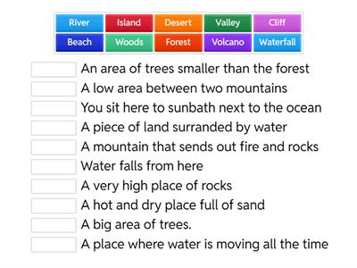 Geographical features