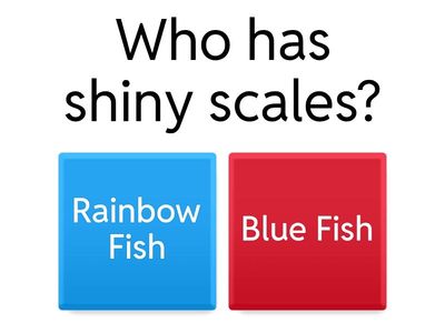 Wordwall - The Rainbow Fish