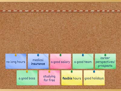 Factors Important for a job