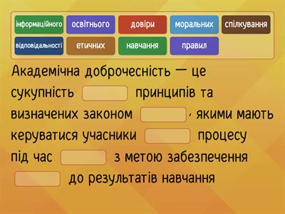 Що таке академічна доброчесність