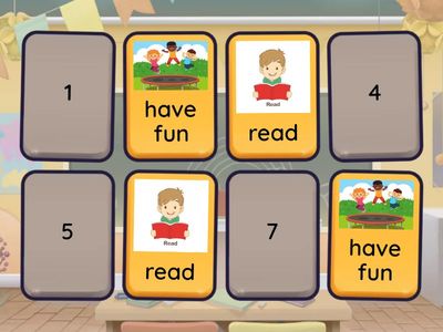 have fun, read, write, count