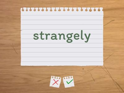 Word Formation . Adverbs. Part II