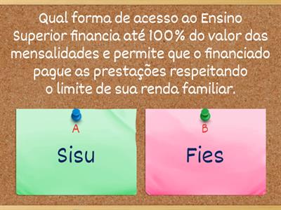 Ensino Superior - brincando e apredendo