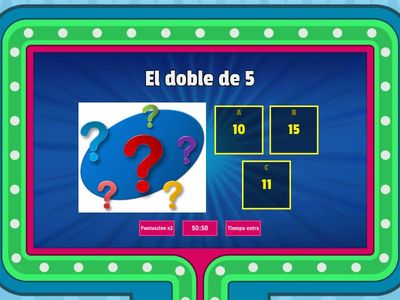 El doble y el triple de ...