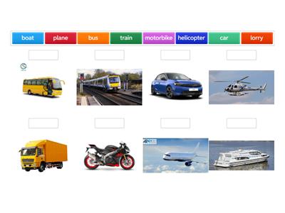 Transport. 3 gr. English language