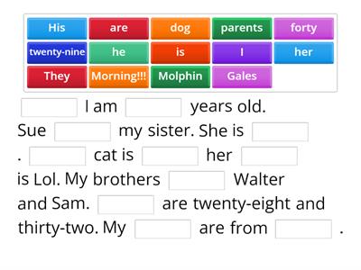 Copia de Complete the text