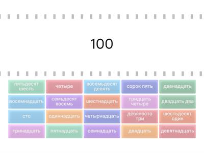 Числительные А1 РКИ угадать 