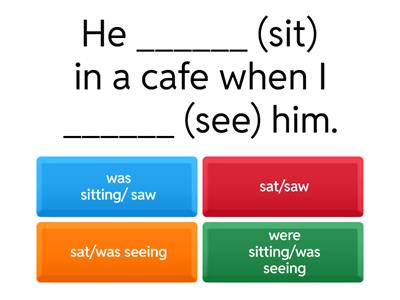 Past Continuous VS Simple Past