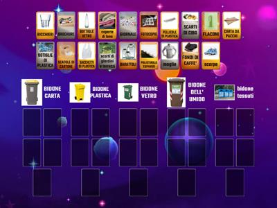 GIOCO SULLA RACCOLTA DIFFERENZIATA