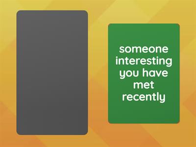 Present perfect speaking