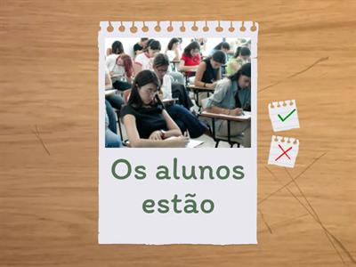 Orações no gerúndio (presente contínuo)