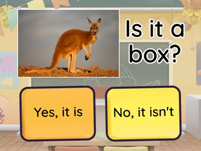 Yes, it is / No, it isn't