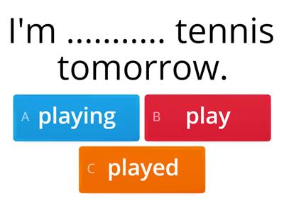 Using present continuous for future arrangements