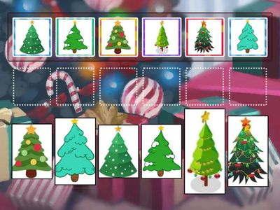 Знайди однакові ялинки