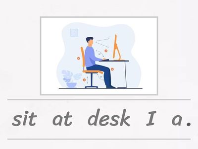 School Furniture Sentences.