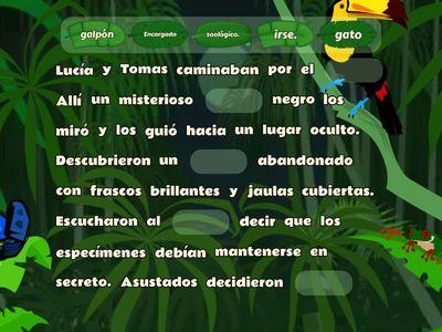 Completar los espacios 