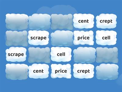 Hard c and soft c matching Recipe for Reading p. 163