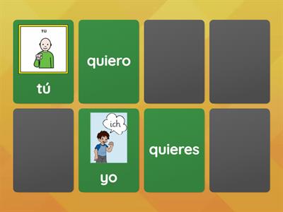 conjugar querer (singular)