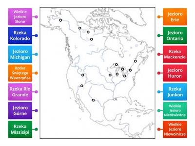 Rzeki i jeziora Ameryki Północnej