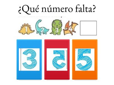 Completa la secuencia numerica 1 al 10