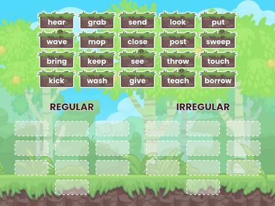 Regular or Irregular Verbs