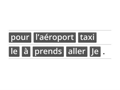 Les phrases.