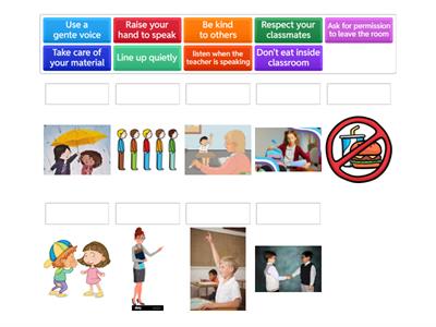 Memory Game. Classroom Rules