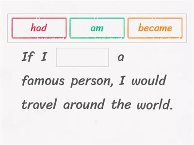 Second Conditional Practice