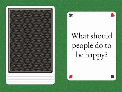 Must / Have to / Should Questions