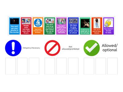 Modals - permission and obligation