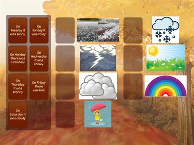 Ha Days of the week and weather