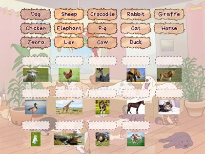 Animals ESL match up 