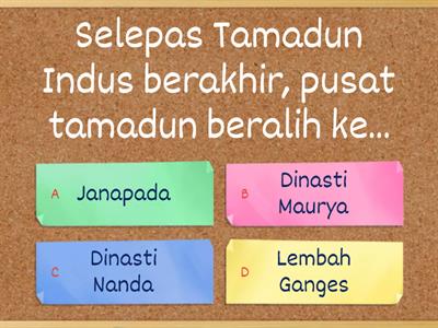 SEJARAH TING 1 BAB 7 : TAMADUN INDIA