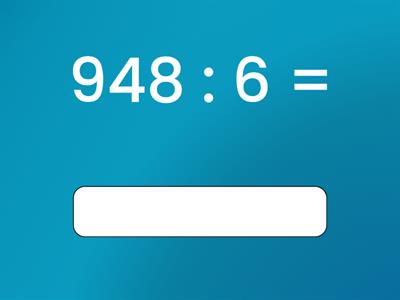 Письмове ділення на одноцифрове число