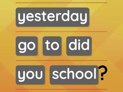 Past Simple Questions