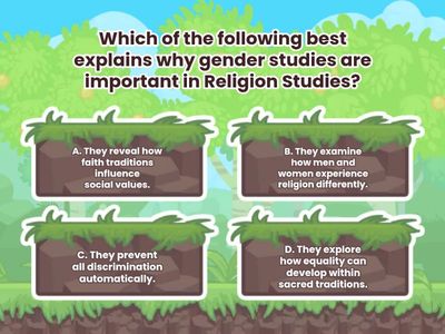 Gender and Religion Revision