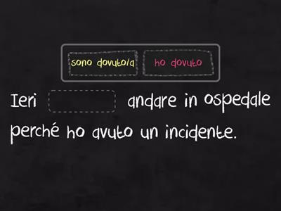  Passato prossimo con verbi modali (servili)