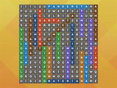 Los instrumentos de música 