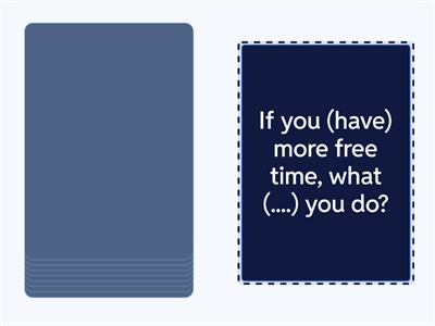FCE First Expert 10B Hypothetical conditionals