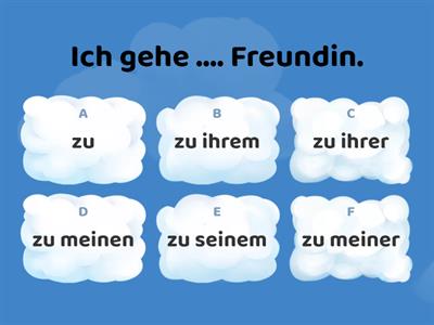 Zu wem? Präposition zu+Dativ. Lektion 13. Beste Freunde A1.2