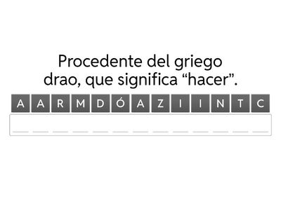 LA DRAMATIZACIÓN Y ALGO MÁS