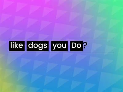 Forming Present Simple Questions