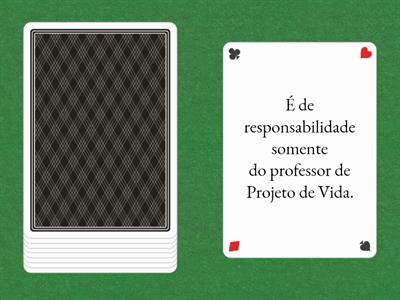 O Projeto de Vida...