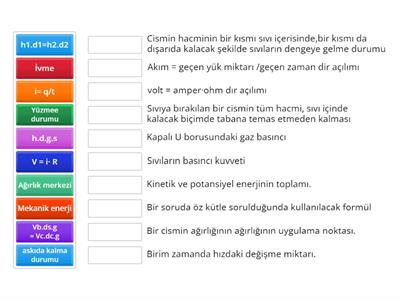 Proje tasarım fizik