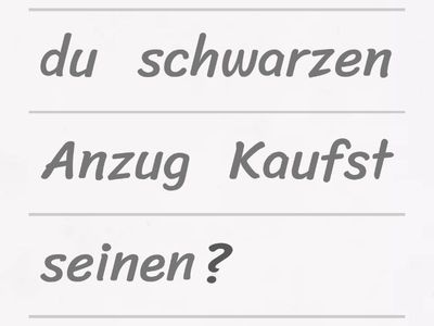 Possessiv + Adjektivdeklination Akkusativ 