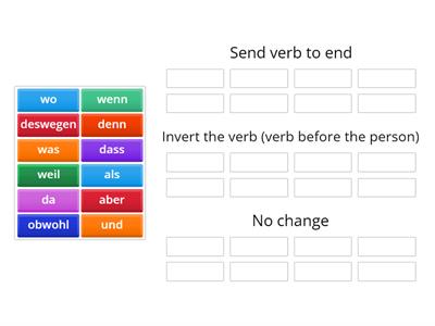 Group Sort - Connectives 