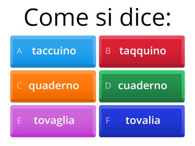 Giochi grammatica